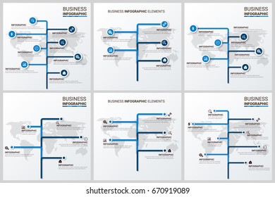 Business Project Infographics Sets