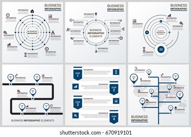 Business Project Infographics Sets