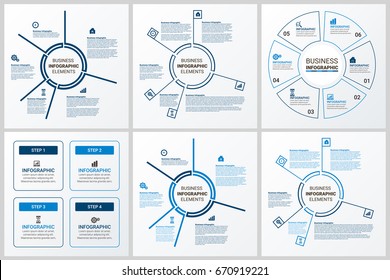 Business Project Infographics Sets