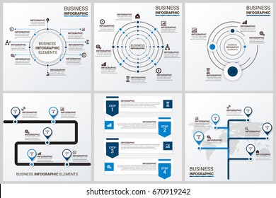 Business Project Infographics Sets