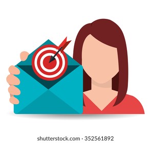 Business project management plan graphic design, vector illustration