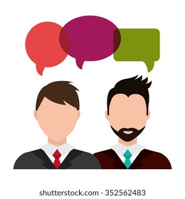 Business project management plan graphic design, vector illustration