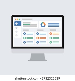 Interface de software para planejamento e gerenciamento de projetos de negócios