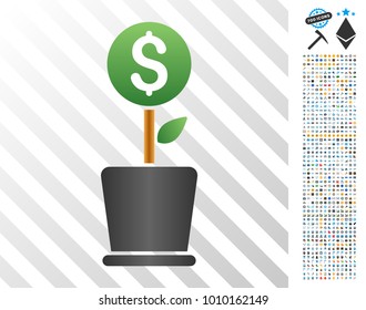 Business Project Plant gradient pictograph with 700 bonus bitcoin mining and blockchain pictures. Vector illustration style is flat iconic symbols designed for crypto-currency software.