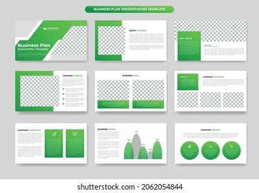 Plantilla de presentación de propuestas empresariales o de proyectos e informe anual, perfil de la empresa, folleto, marca corporativa o diseño de plantillas de apertura 