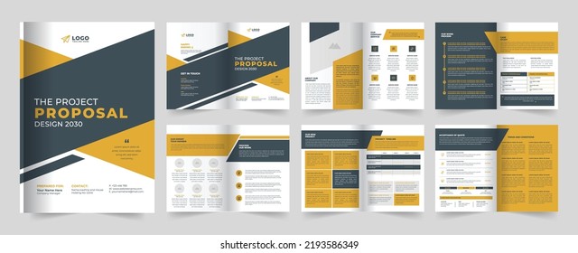 Business Project Proposal Template or Project Proposal Design