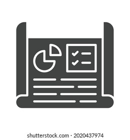 Business Project Sketch icon vector image. Can also be used for Business Startup. Suitable for mobile apps, web apps and print media.