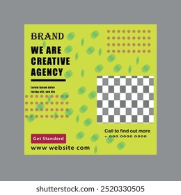 Business promotion and corporate social media banner template