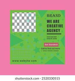 Business promotion and corporate social media banner template