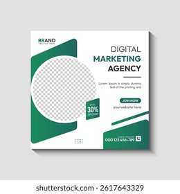 Business promotion and corporate social media banner template design