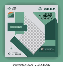 Business promotion and corporate social media banner template