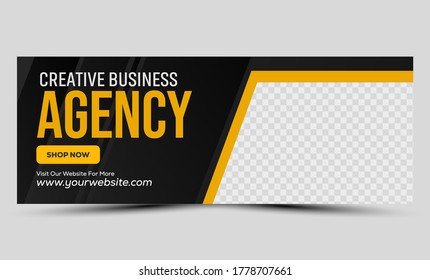 Business promotion and corporate web banner template