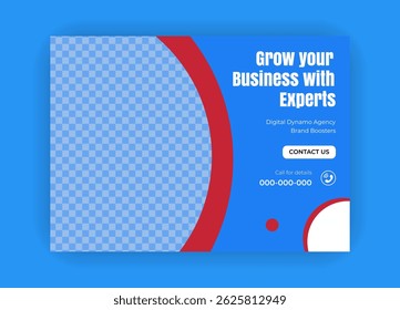 Business promotion and corporate web banner template 