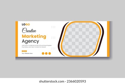 business promotion and creative facebook cover template Design 