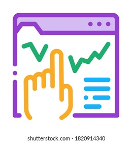 business promotion folder icon vector. business promotion folder sign. isolated contour symbol illustration