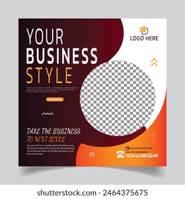 Business Promotional Social Media Post Design Template or Business  Digital Advertisement Post