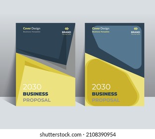 Business Proposal Cover Design Template is adept to the Multipurpose Project such as an annual report, brochure, flyer, poster, presentation, catalog, cover, booklet, website, magazine, portfolio, etc