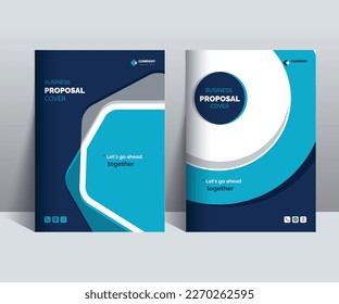 Business Proposal Cover Design template adept for multipurpose Projects