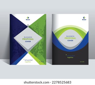 Business Proposal Cover Design Template adept for multipurpose Projects