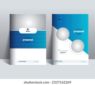 Business Proposal Cover Design template adept for multipurpose projects