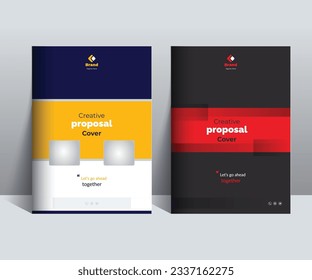 Business Proposal Cover Design template adept for multipurpose projects