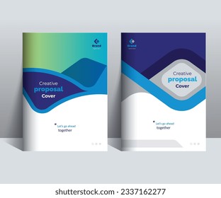 Plantilla de diseño de portada de propuesta de negocio adeudada a proyectos multipropósito