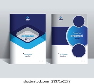 Business Proposal Cover Design template adept for multipurpose projects