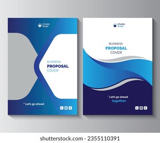 Business Proposal Cover Design  Template Concepts