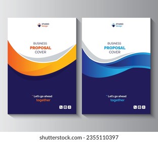 Business Proposal Cover Design  Template Concepts
