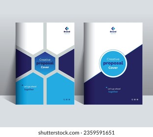 Business Proposal Cover Design Template Adept for Multipurpose Projects