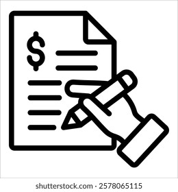 Business Proposal Icon Element For Design