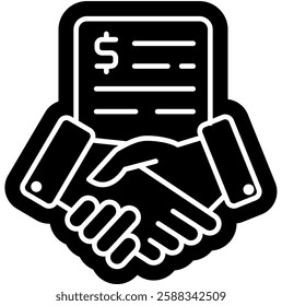 Business Proposal Icon, Offering, Marketing