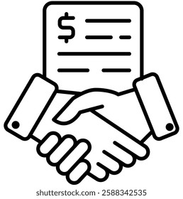 Business Proposal Icon, Offering, Marketing