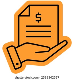 Business Proposal Icon, Offering, Marketing