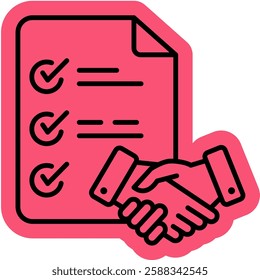 Business Proposal Icon, Offering, Marketing