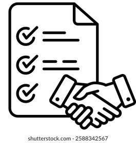 Business Proposal Icon, Offering, Marketing