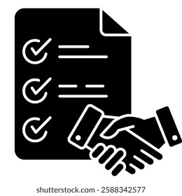 Business Proposal Icon, Offering, Marketing