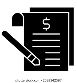 Business Proposal Icon, Offering, Marketing