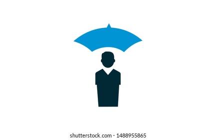 Business protection icon, Concept  security safe your Business.