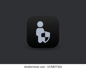 Business Protection - Vector App Icon