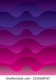 Business purple blue gradient layer technology wave fluid vector background