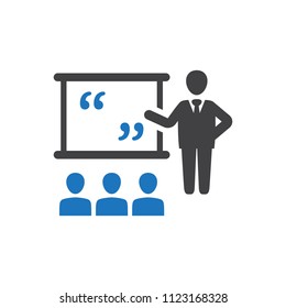 Business Quotation Icon