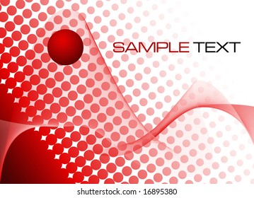 business red concept background - vector illustration