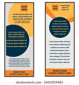 Business related standard roll up banner design standee for shop