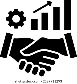 Business Relationship Icon Element For Design