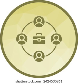 Imagen vectorial de icono de relación comercial. Adecuado para aplicaciones móviles, aplicaciones web y medios de impresión.