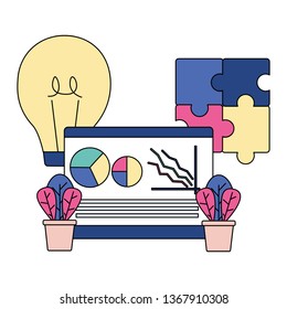 business report bulb puzzles