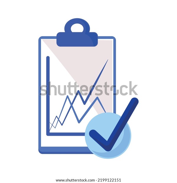 Business Report Check Mark Tasks Design Stock Vector (Royalty Free ...
