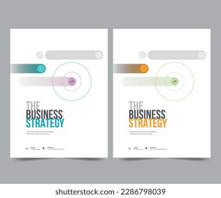 Business report and corporate strategy template