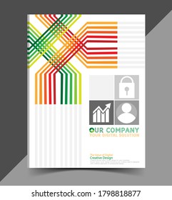 Business Report Cover Background Design